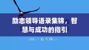 励志领导语录集锦，智慧与成功的指引
