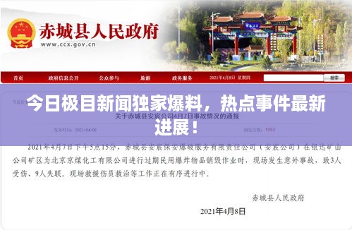 今日极目新闻独家爆料，热点事件最新进展！